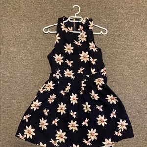Navy Daisy Dress, large
